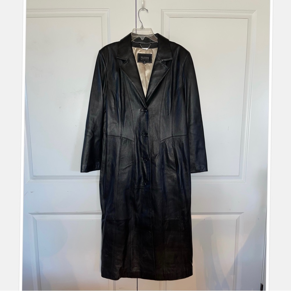 Wilson Leather Coat Size XL